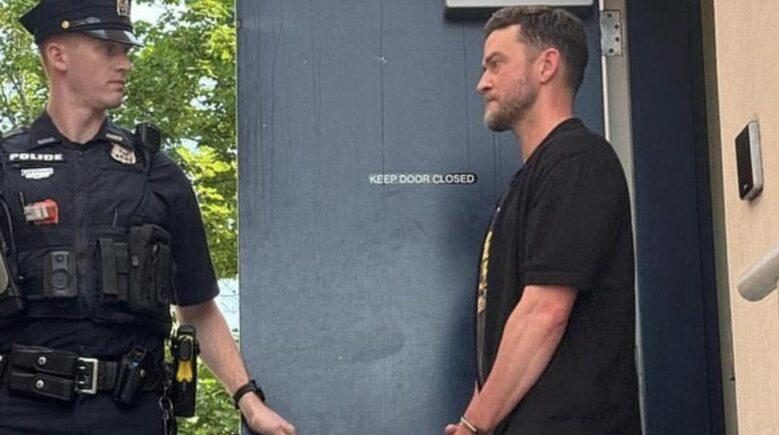 Justin Timberlake reaparece en su primer concierto tras ser arrestado.
